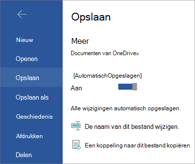 Office-Bestanden Automatisch Opslaan - Microsoft Ondersteuning