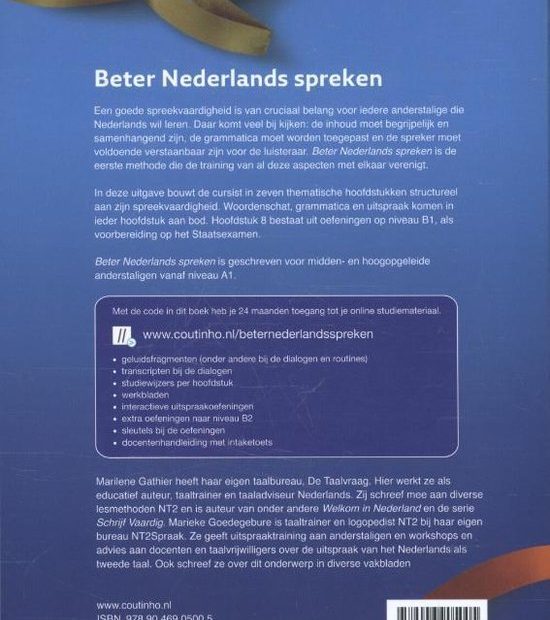 Beter Nederlands Spreken | 9789046905005 | Marilene Gathier | Boeken |  Bol.Com