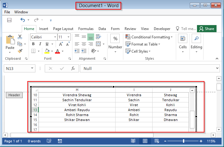 Tips | Excel: Een Excel Tabel Plakken In Een Word Document | Professionele  It-Cursussen Vanaf € 250 | Ect