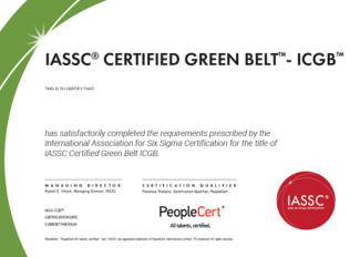 Green Belt Certification | Iassc For Six Sigma Credentialing