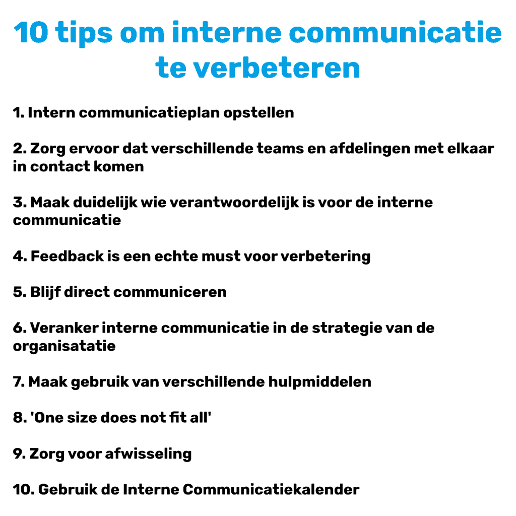 10 Tips Om Interne Communicatie Te Verbeteren - Mediamyne