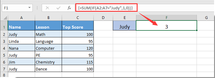 Hoe Voeg Ik 1 Toe Aan Een Opgegeven Cel Als Cel Bepaalde Tekst In Excel  Bevat?