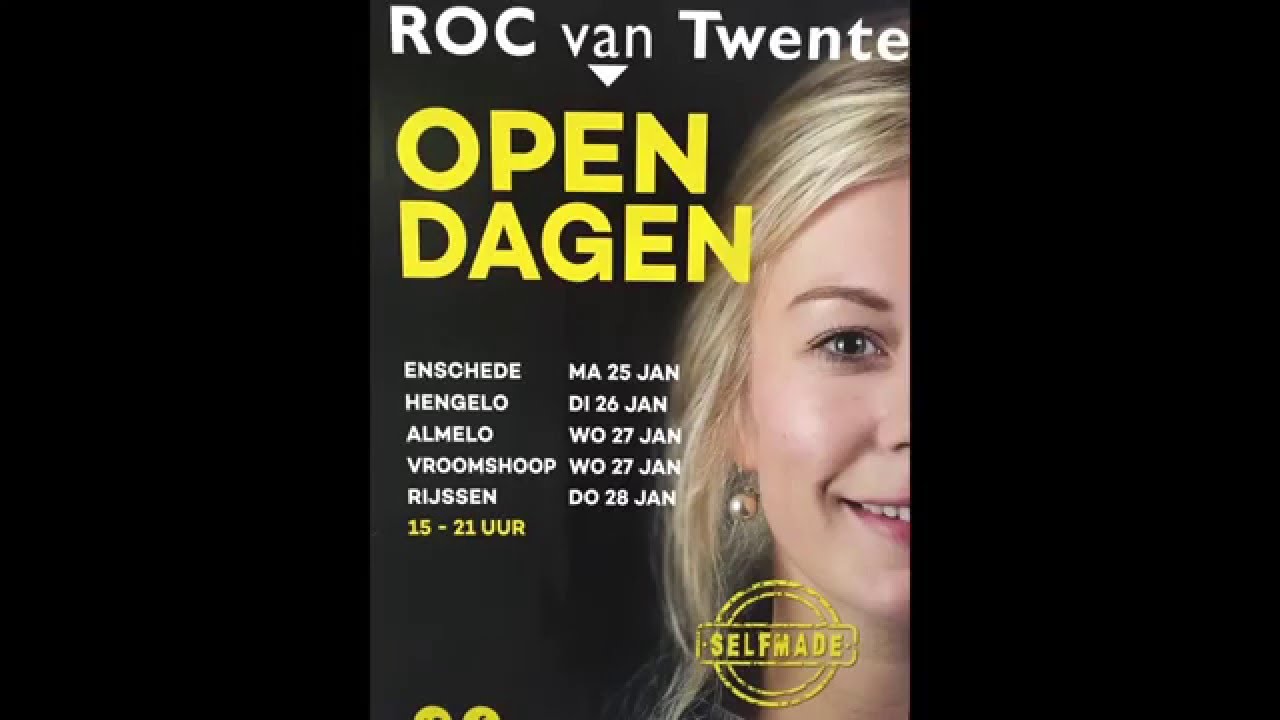 Roc Van Twente - Open Dag 26 Januari 2016 - Youtube