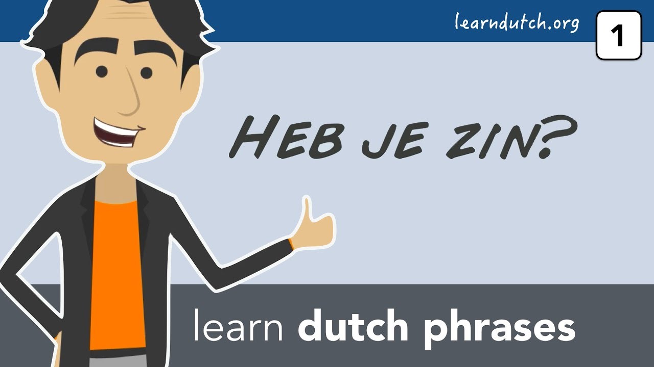 Learn Dutch Phrases With Bart De Pau! - Youtube
