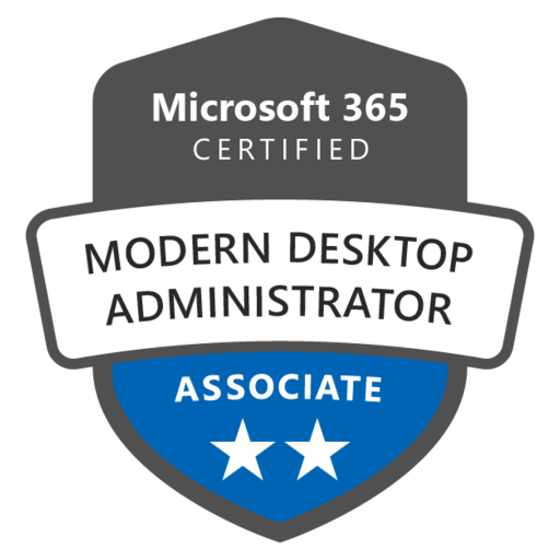 Microsoft 365 Certified: Modern Desktop Administrator Associate - Credly