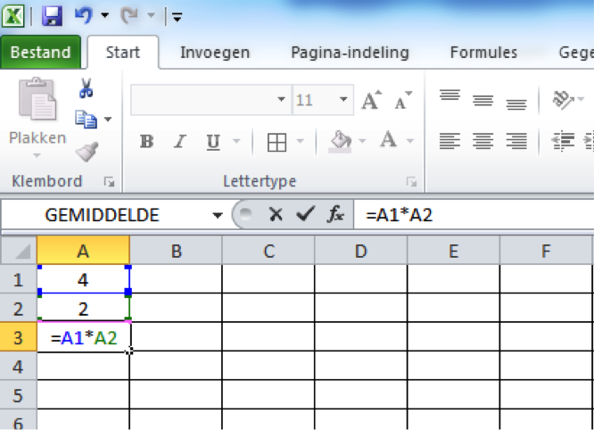 Vermenigvuldigen In Excel | Rekenen |Tips | Handleiding Excel