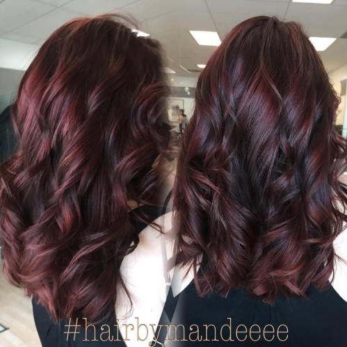 50 Shades Of Burgundy Hair Color: Dark, Maroon, Red Wine, Red Violet