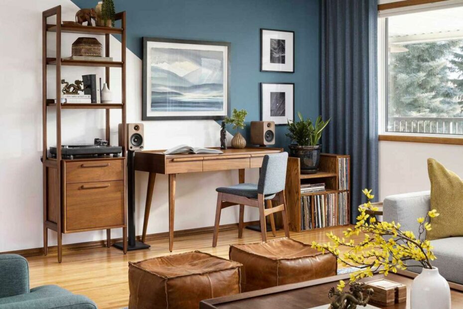 21 Smart Ideas For Putting A Desk In A Living Room