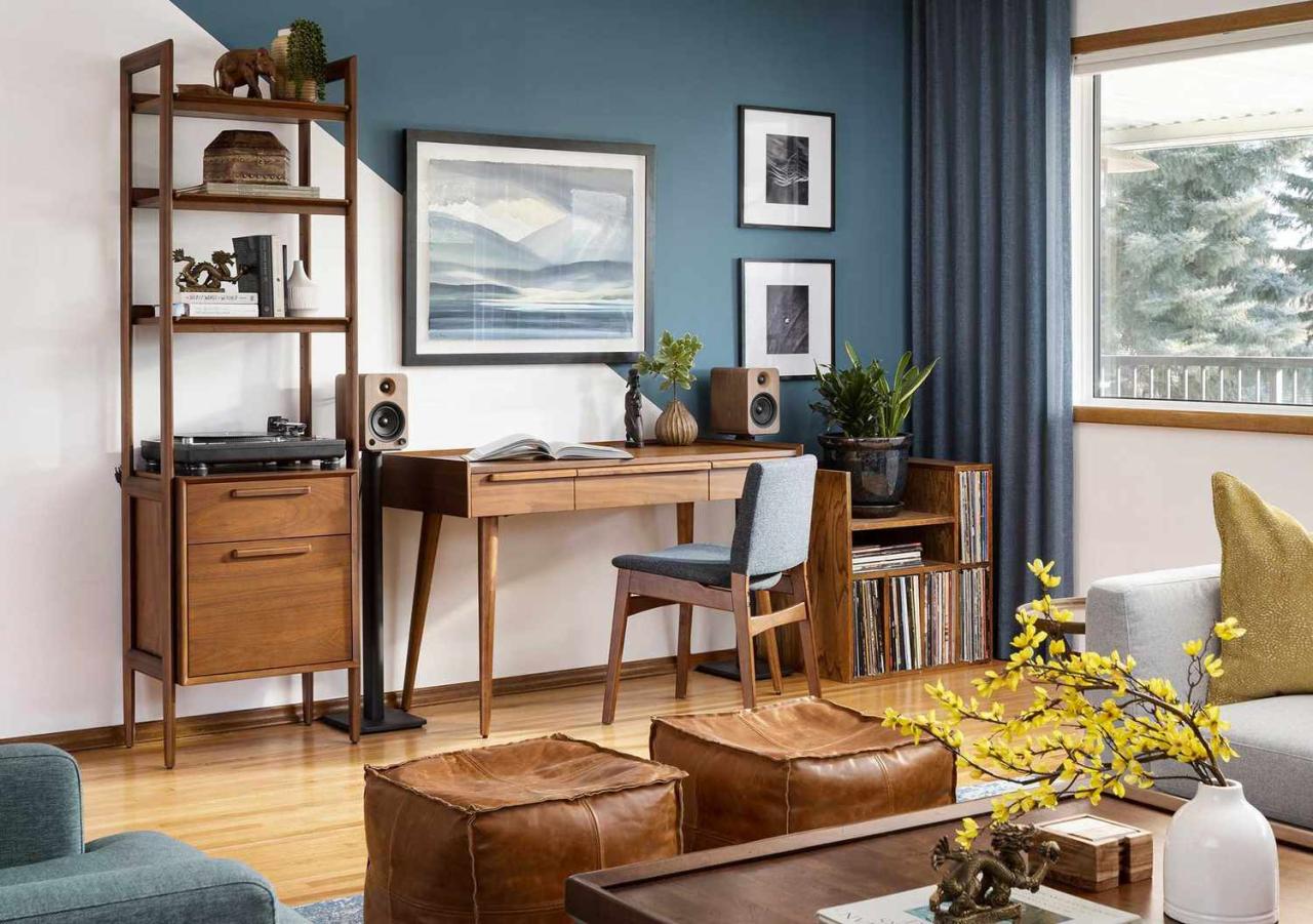 21 Smart Ideas For Putting A Desk In A Living Room