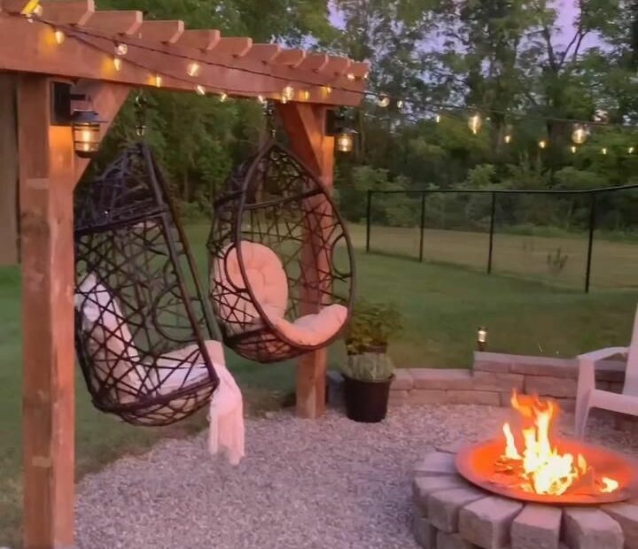 Diy Backyard Firepit [Video] | Fire Pit Backyard, Backyard, Fire Pit  Landscaping | Fire Pit Landscaping, Backyard Patio Designs, Backyard Remodel