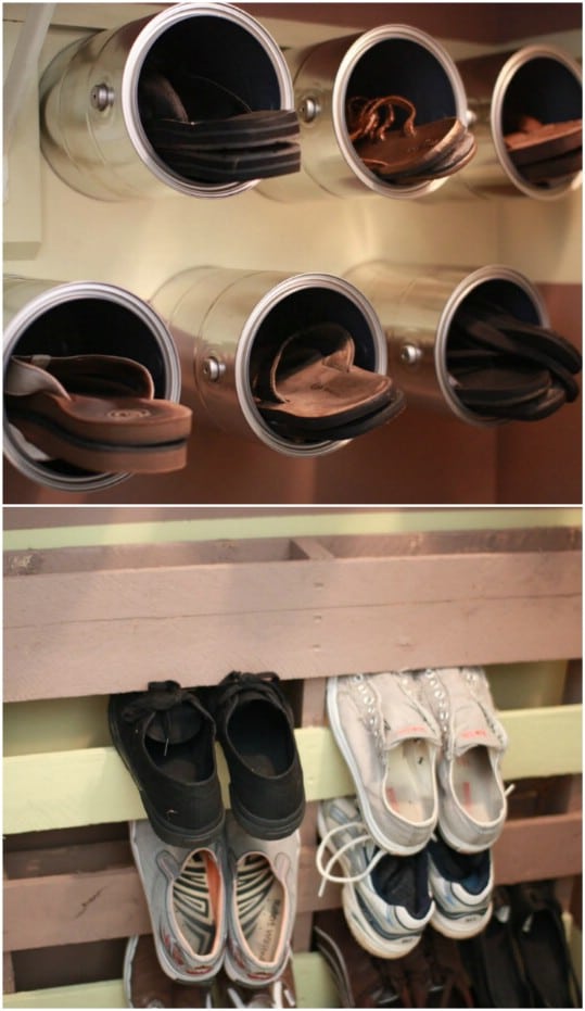 20 Simple Diy Shoe Racks & Organizers You'Ll Love