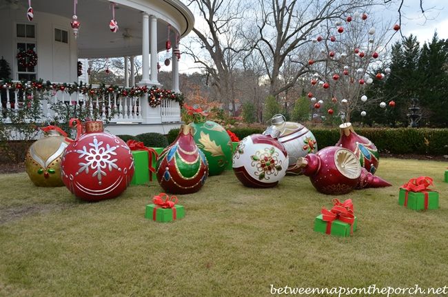 Tour A Beautiful Victorian Home Decorated For Christmas | Christmas  Decorations Diy Outdoor, Christmas Lawn Decorations, Christmas Holidays