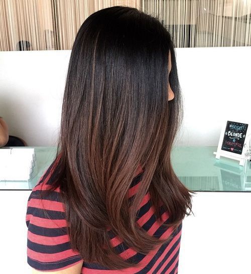 40 Vivid Ideas For Black Ombre Hair | Black Hair Ombre, Ombre Hair Color, Ombre  Hair