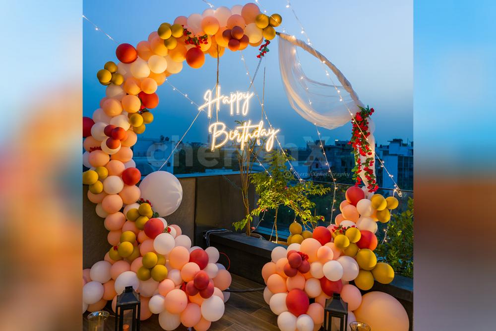 Happy Birthday Neon Lights Decor For A Perfect Birthday Party | Kolkata