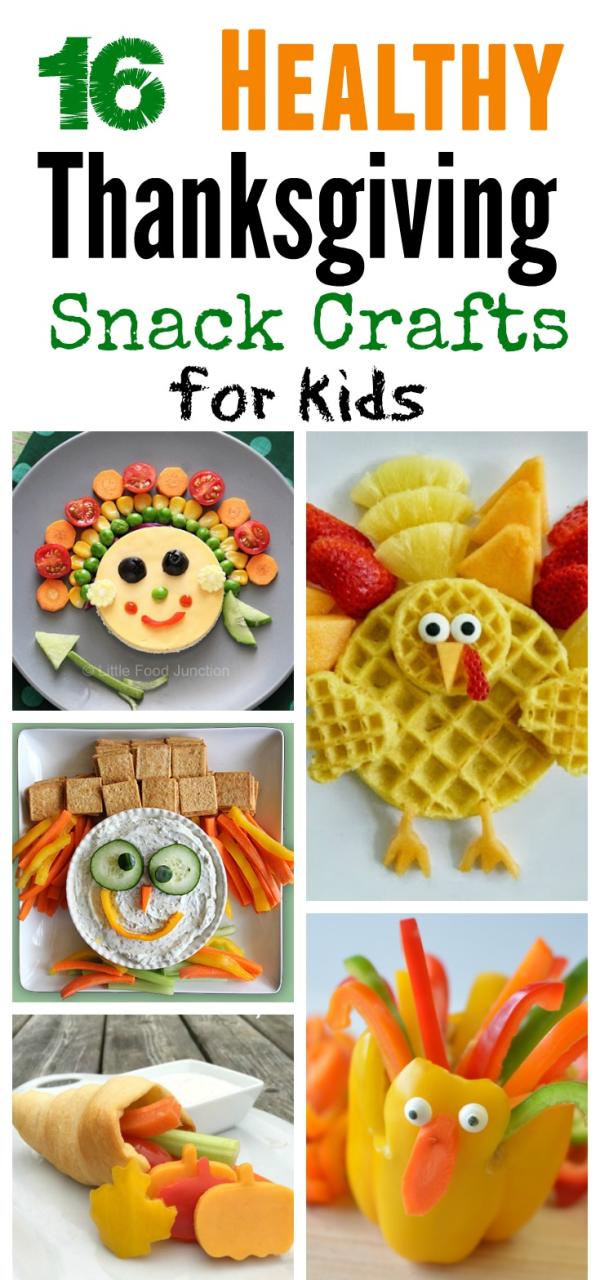 Healthy Thanksgiving Snack Crafts For Kids - Southern Made Simple