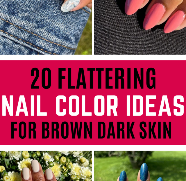 20 Nail Color Ideas That Are Flattering On Dark Skin | Colors For Dark Skin,  Dark Skin Nail Color, Brown Skin Tone