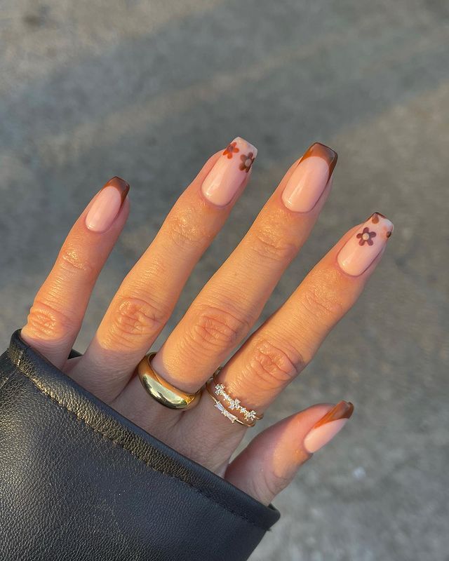 50+ Trendy Brown Nails You Need To Try This Season! - Prada & Pearls | Brown  Acrylic Nails, Fake Nails, Acrylic Nails Coffin Short