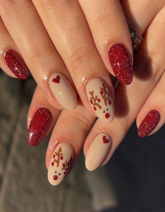 Fresh Nail Style & Ideas In 2022 | Xmas Nails, Christmas Nails, Chistmas  Nails