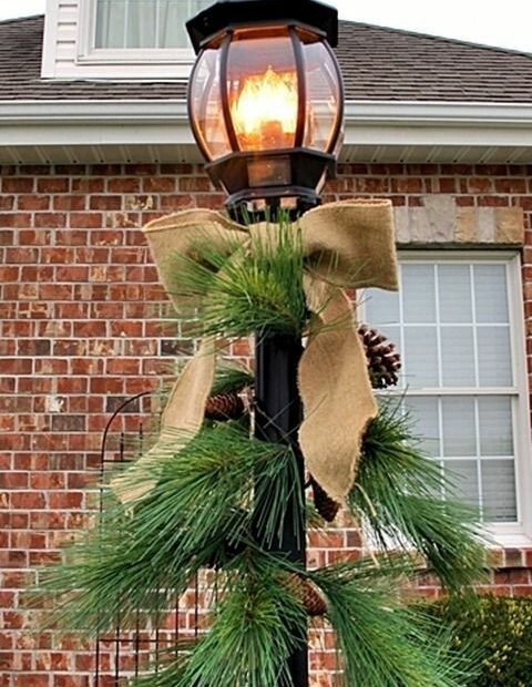 Christmas On The Front Porch~ | Christmas Lamp Post, Christmas Lamp,  Christmas House Lights