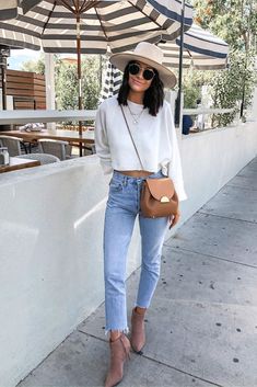 80 White Top With Jeans! Ideas | Fashion, Clothes, Fashion Outfits