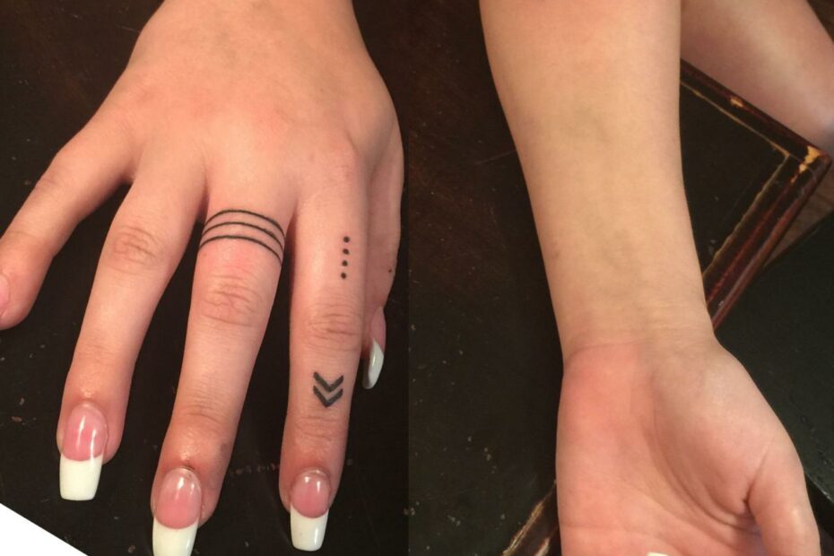 Aquarius Arm Tattoo & Simple Elegant Symbol Finger Tattoos By Brandon  Mckeever | Finger Tattoos, Aquarius Tattoo, Simple Finger Tattoo