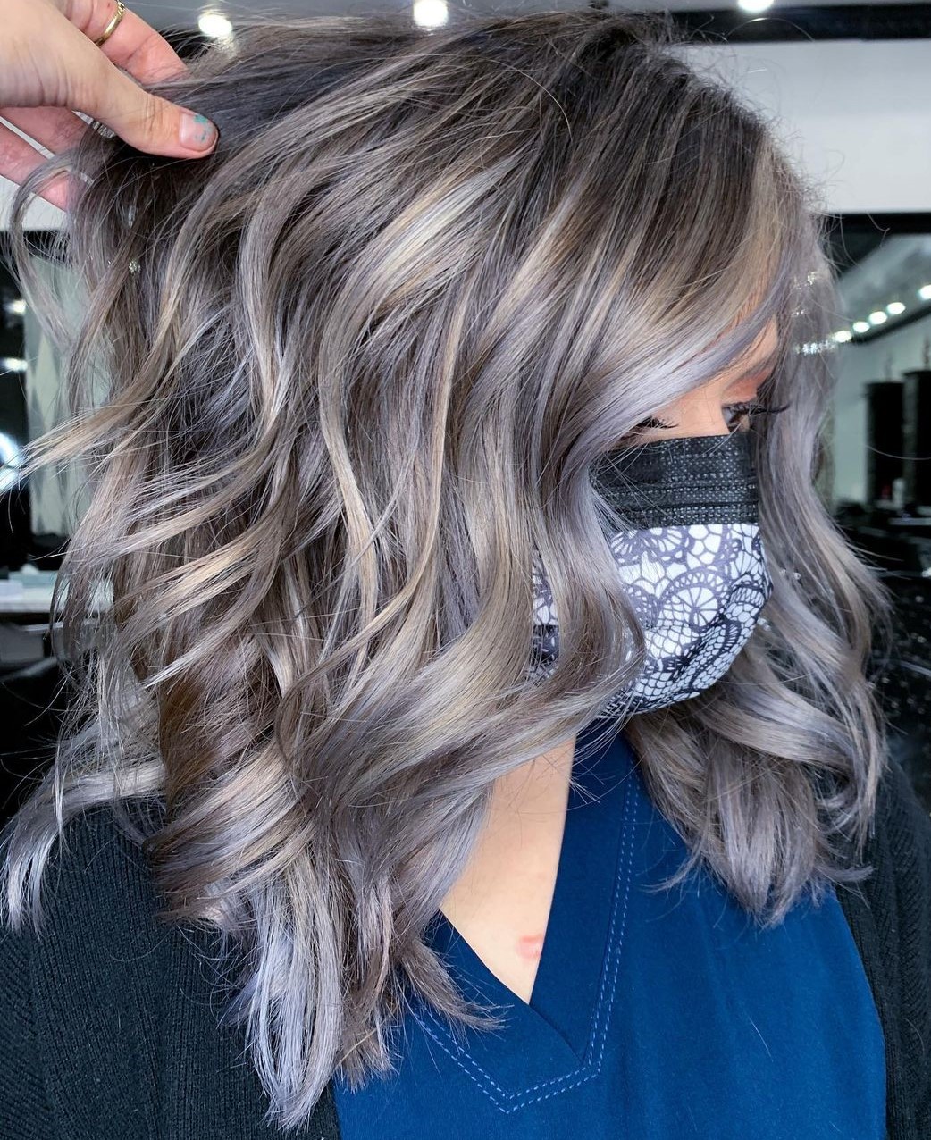 50 Trendiest Ideas Of Gray Highlights To Try In 2023 - Hair Adviser