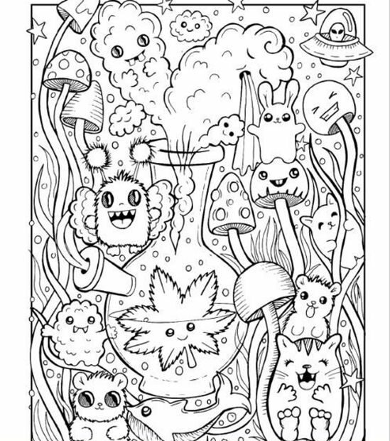 Stoner Coloring Pages For Adults