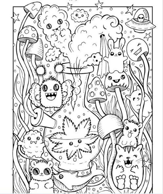 Stoner Coloring Pages For Adults