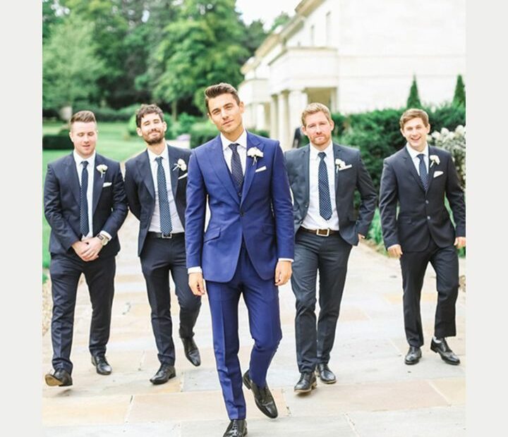 7 Distinctive Grooms That Stand Out From Their Groomsmen | Groomsmen Grey,  Groomsmen Attire Navy, Blue Groomsmen Suits