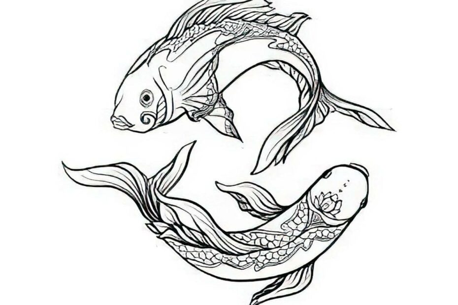 Amazon.Com : Dopetattoo 6 Sheets Temporary Tattoos Pisces Symbol Fish  Temporary Tattoo Neck Arm Chest For Women Men Adults : Beauty & Personal  Care