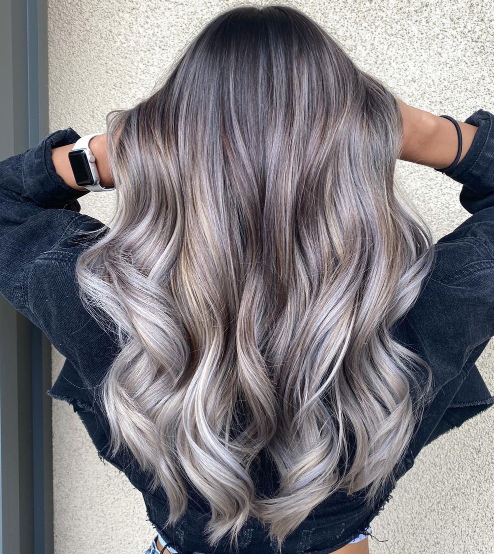 50 Trendiest Ideas Of Gray Highlights To Try In 2023 - Hair Adviser