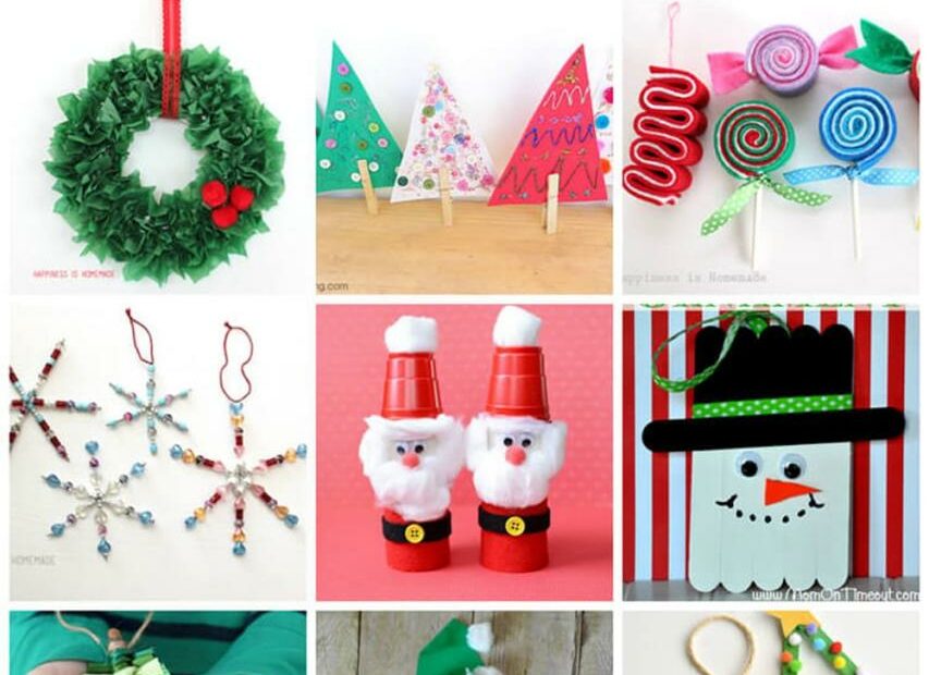 30+ Easy Christmas Crafts For Kids Of All Ages - Happiness Is Homemade