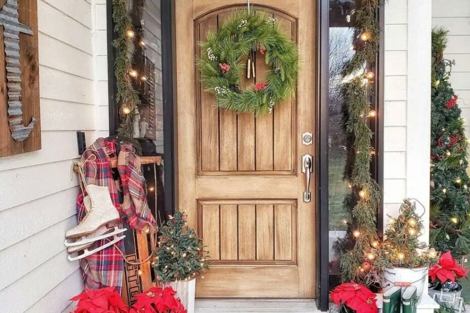 Front Porch Ideas For A Welcoming And Festive Christmas Decor - Trendy Home  Hacks