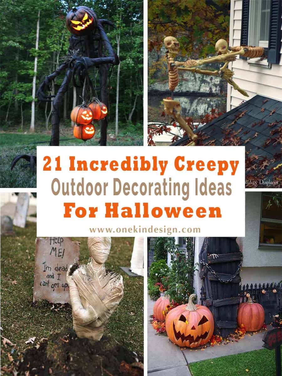 21 Incredibly Creepy Outdoor Decorating Ideas For Halloween