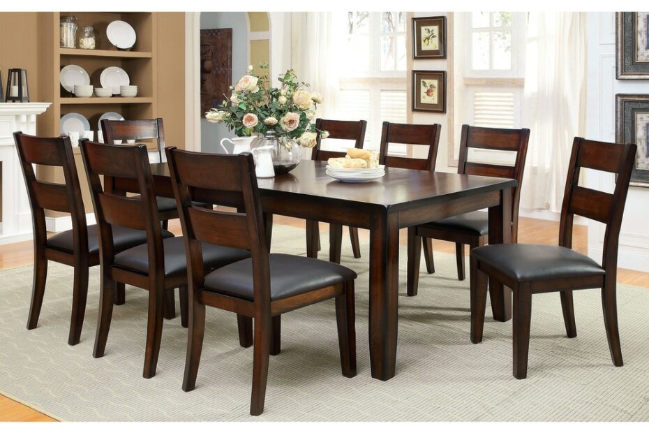 Furniture Of America Paur Cottage Cherry 9-Piece Dining Table Set - On Sale  - Overstock - 9828256