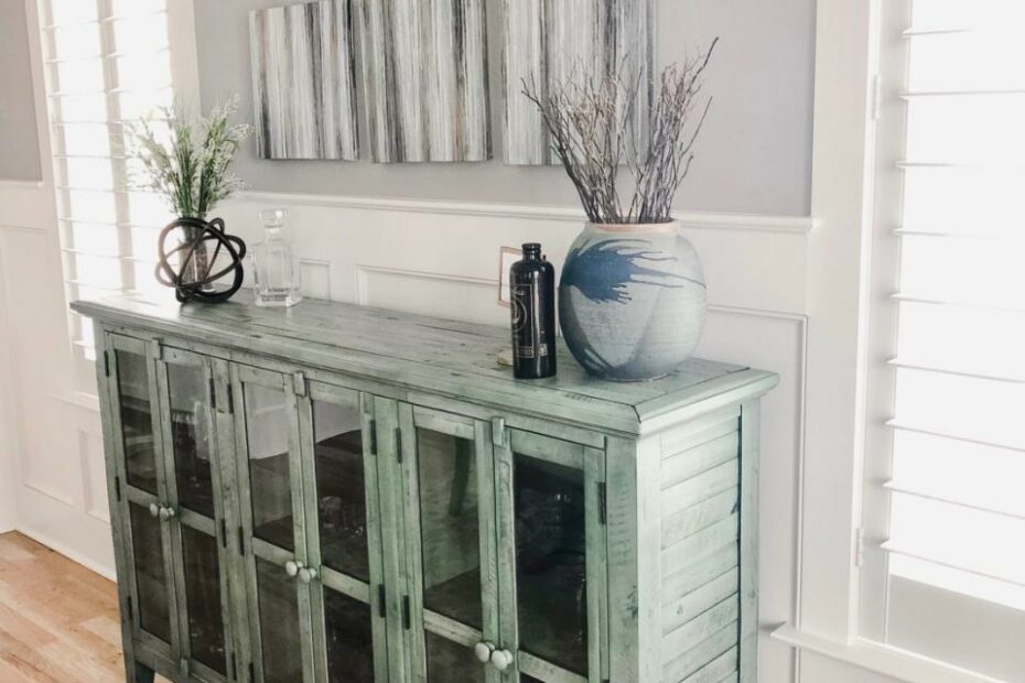How To Decorate A Dining Room Buffet Table - Home By Kmb