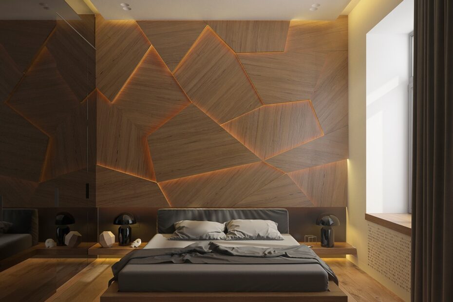 Wooden Wall Designs: 30 Striking Bedrooms That Use The Wood Finish Artfully