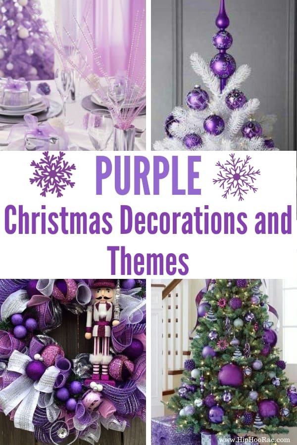 Purple Christmas Decorations - Hip Hoo-Rae