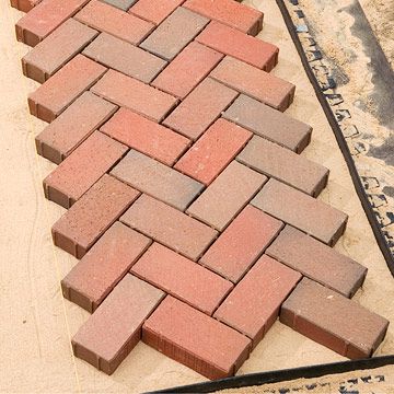 How To Set A Diagonal Herringbone Brick Pattern