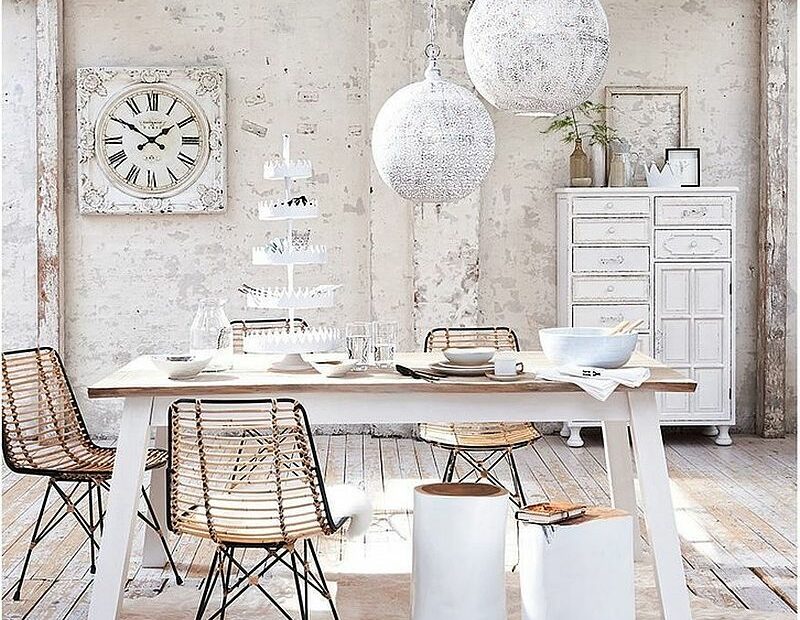 50 Cool And Creative Shabby Chic Dining Rooms