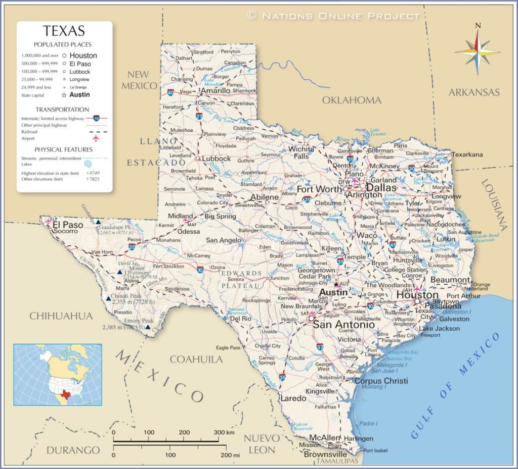 Discover the Ultimate Road Map of New Mexico and Texas for Your Next ...