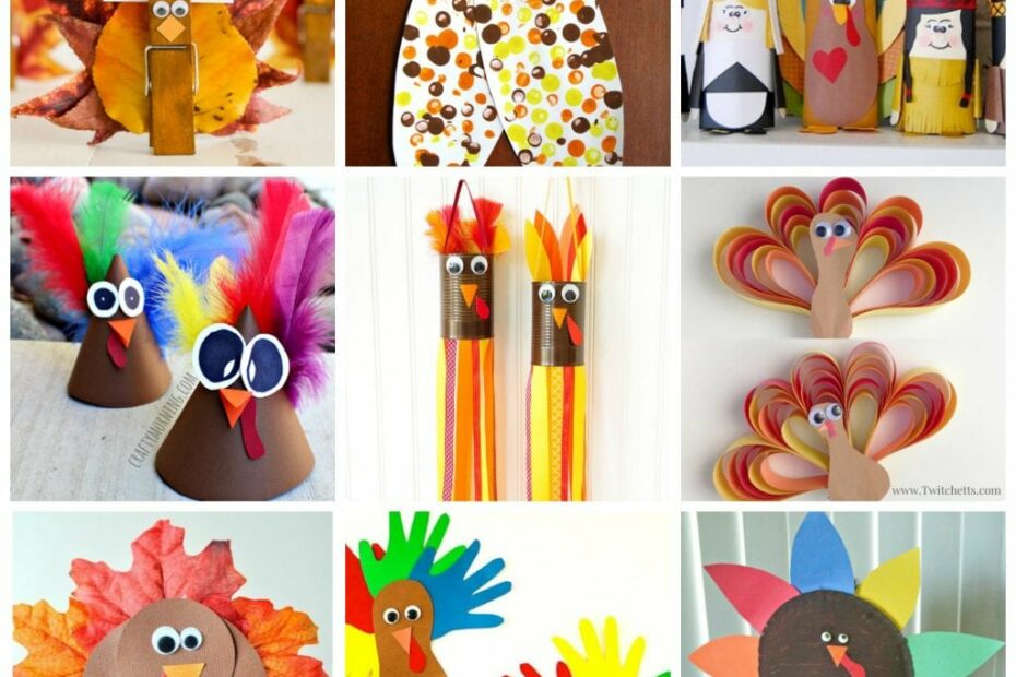 25+ Easy Thanksgiving Crafts For Kids - Happiness Is Homemade