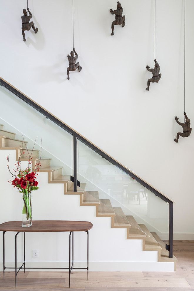 Modern Staircase Wall Decor - Google Search | Esculturas De Parede, Design  De Escada, Decoração De Escada