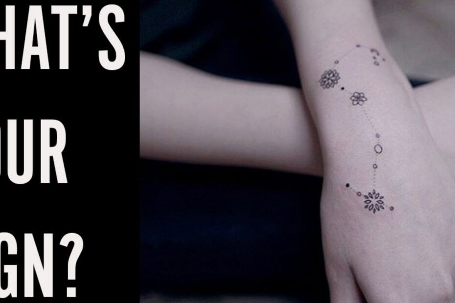 12 Constellation Tattoos For Your Astrological Sign - Tattoo Ideas, Artists  And Models