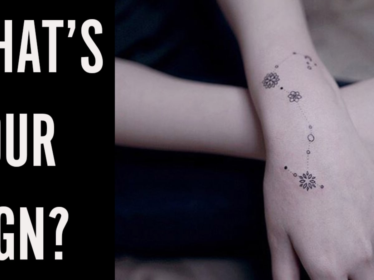 12 Constellation Tattoos For Your Astrological Sign - Tattoo Ideas, Artists  And Models