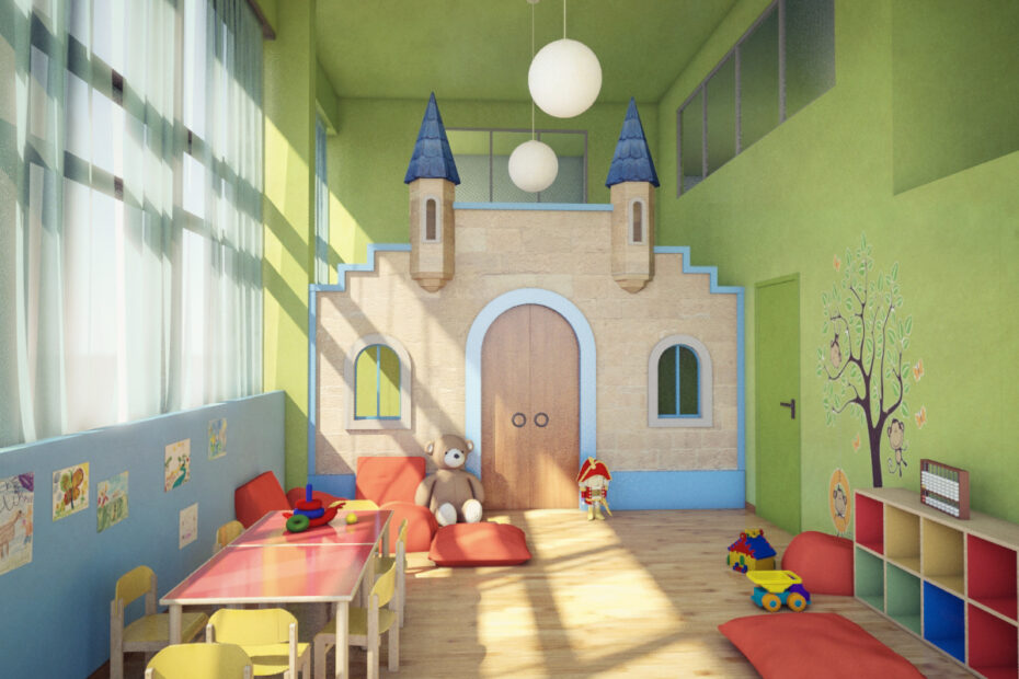 Kindergarten Interior Renovation On Behance