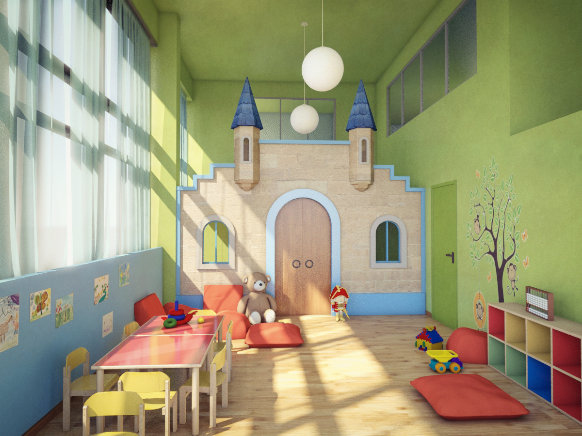 Kindergarten Interior Renovation On Behance