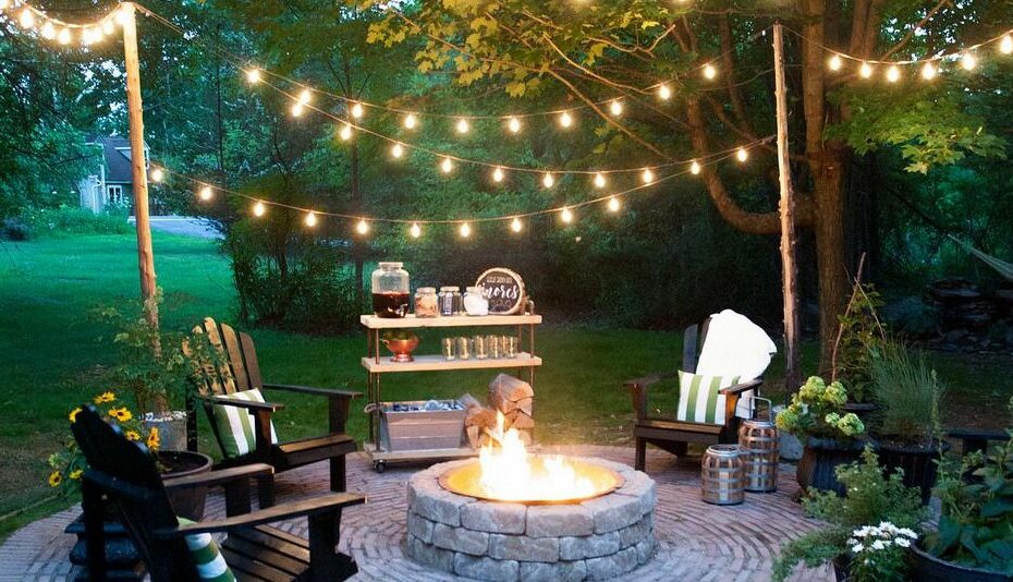 28 Backyard Lighting Ideas - How To Hang Outdoor String Lights