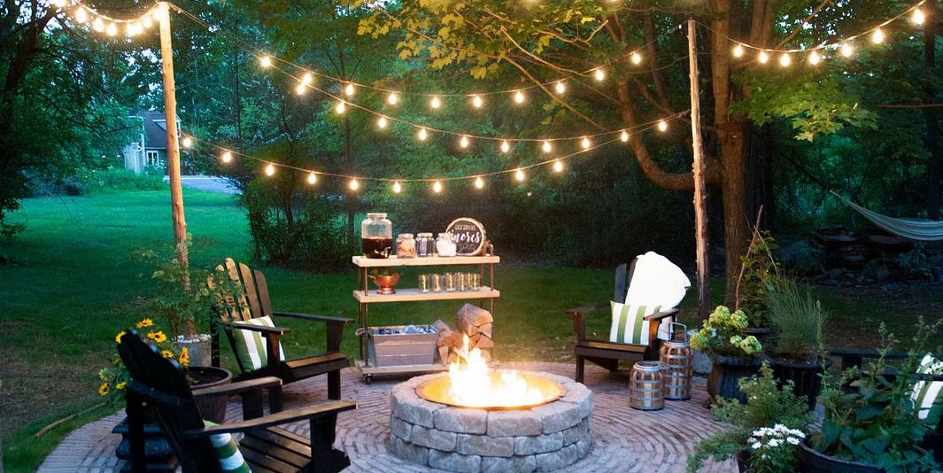 28 Backyard Lighting Ideas - How To Hang Outdoor String Lights