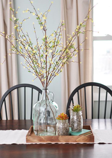A Simple, Neutral And Natural Centerpiece Tips | Forrent | Dining Room  Table Centerpieces, Dining Room Centerpiece, Dinning Table Centerpiece